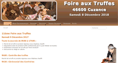 Desktop Screenshot of foiretruffes.fr