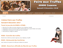 Tablet Screenshot of foiretruffes.fr